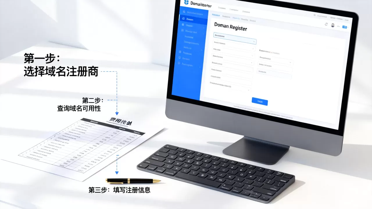 商城域名注册怎么操作？域名注册流程及费用详解