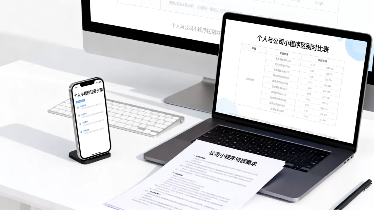 个人小程序和公司小程序有什么区别？个人小程序怎么注册