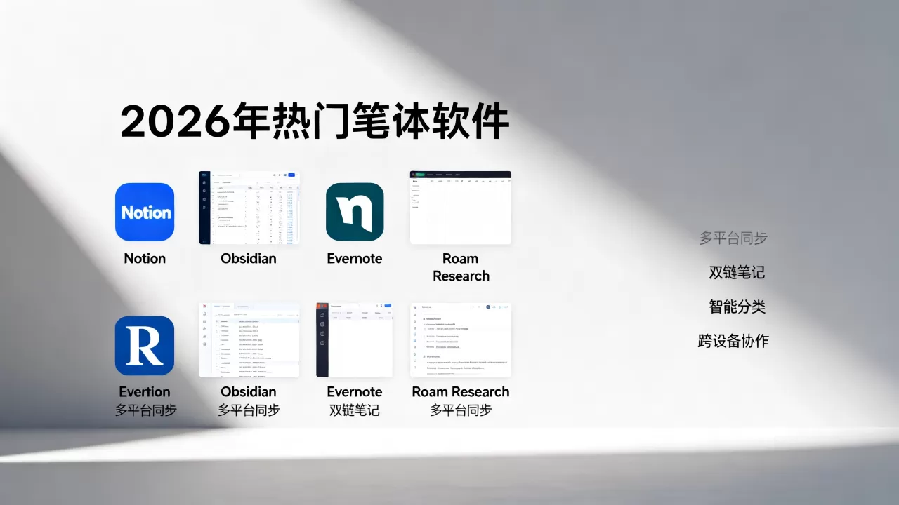 个人数据库哪款好用?2026年热门笔记软件推荐 个人数据库哪款好用?2026年热门笔记软件推荐