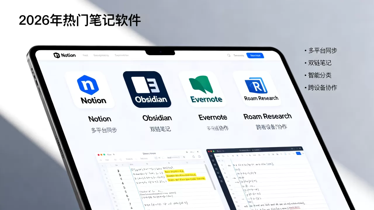 个人数据库哪款好用?2026年热门笔记软件推荐 个人数据库哪款好用?2026年热门笔记软件推荐