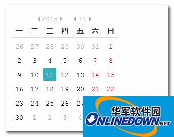 Eson-用于WEB的简单日历控件