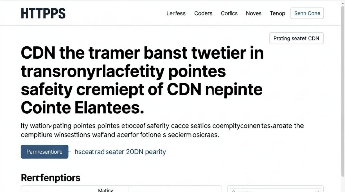 https页面cdn配置报错怎么办，https页面cdn