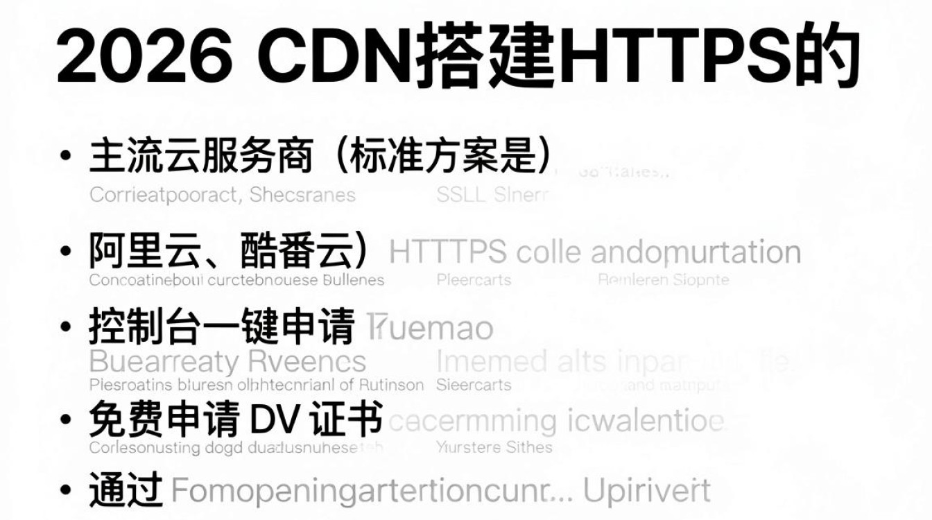 cdn搭建https证书怎么申请？免费https证书申请流程