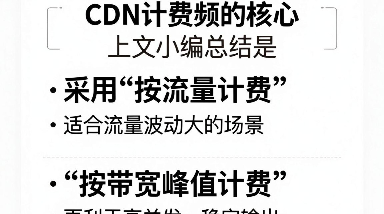 视频cdn计费怎么算？视频cdn计费标准