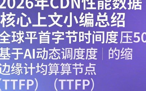 CDN性能数据怎么看,CDN加速效果评测