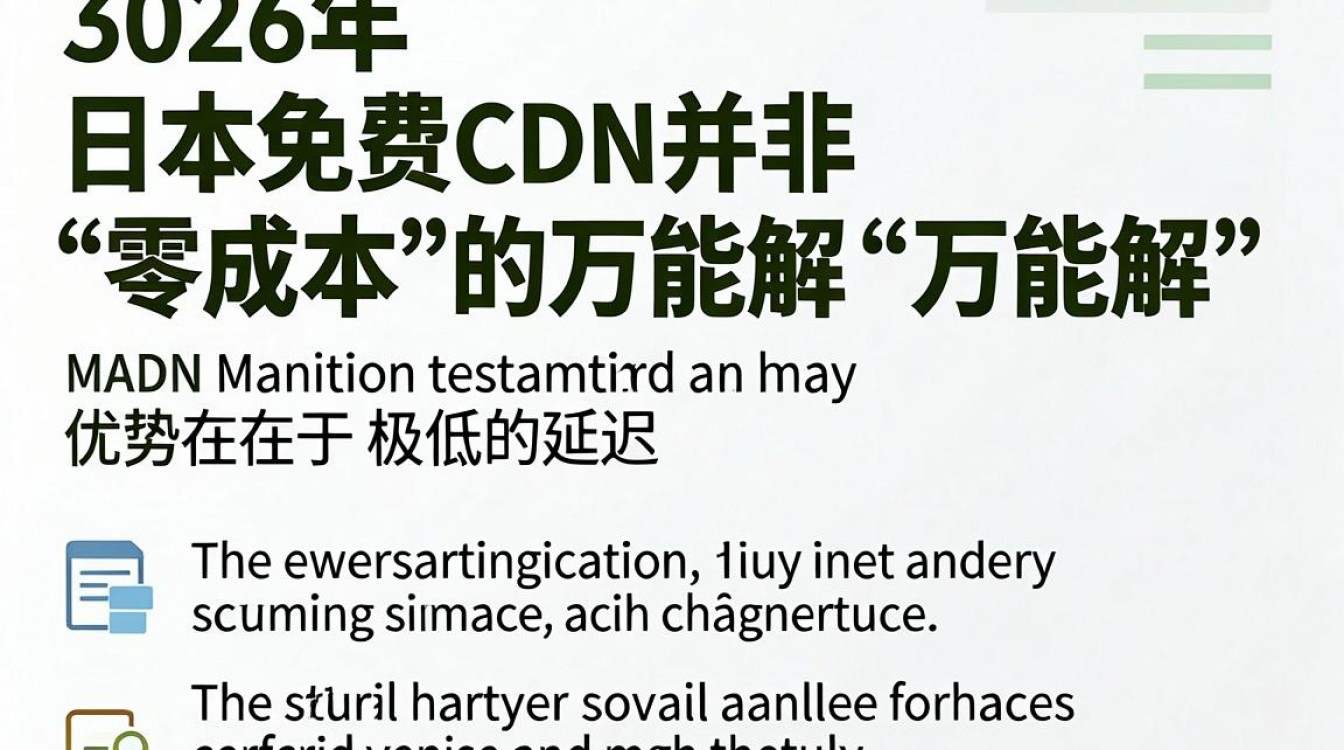 日本免费cdn怎么用，日本免费cdn加速稳定吗