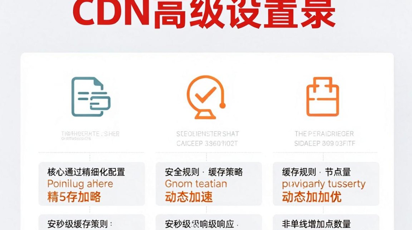 CDN高级设置怎么配置，CDN高级设置教程