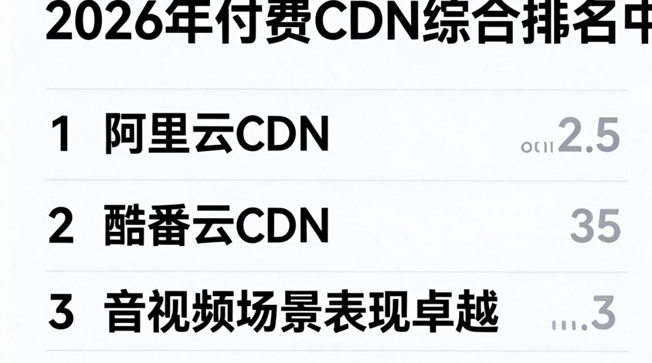 付费cdn排名 付费cdn排名