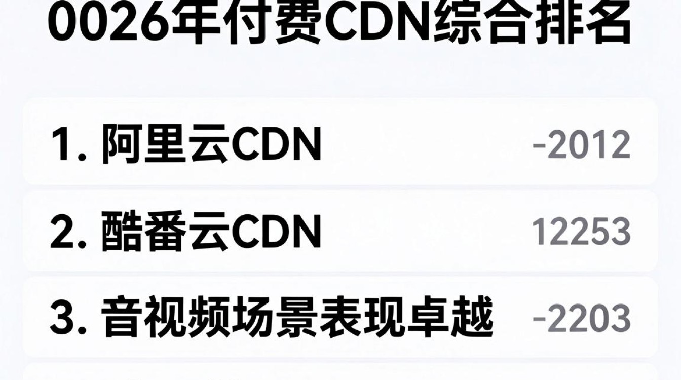 付费cdn排名 付费cdn排名