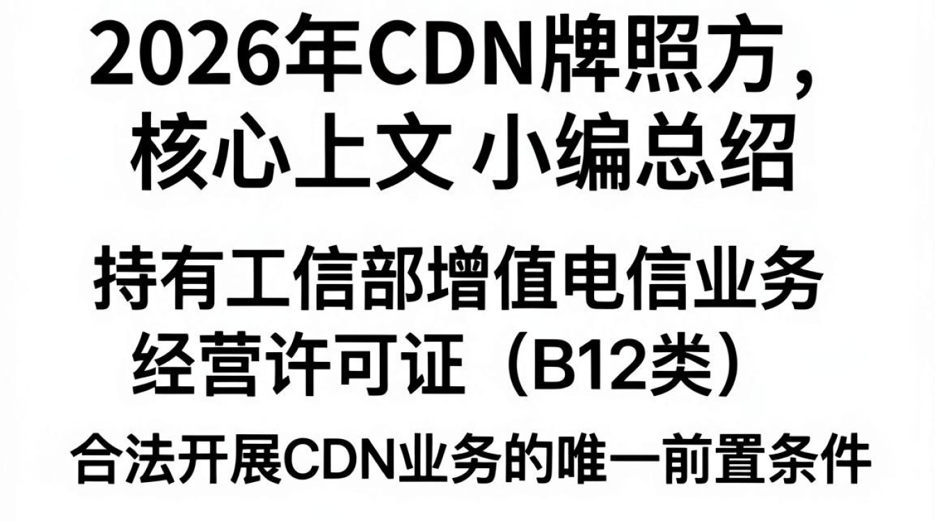 cdn 牌照方