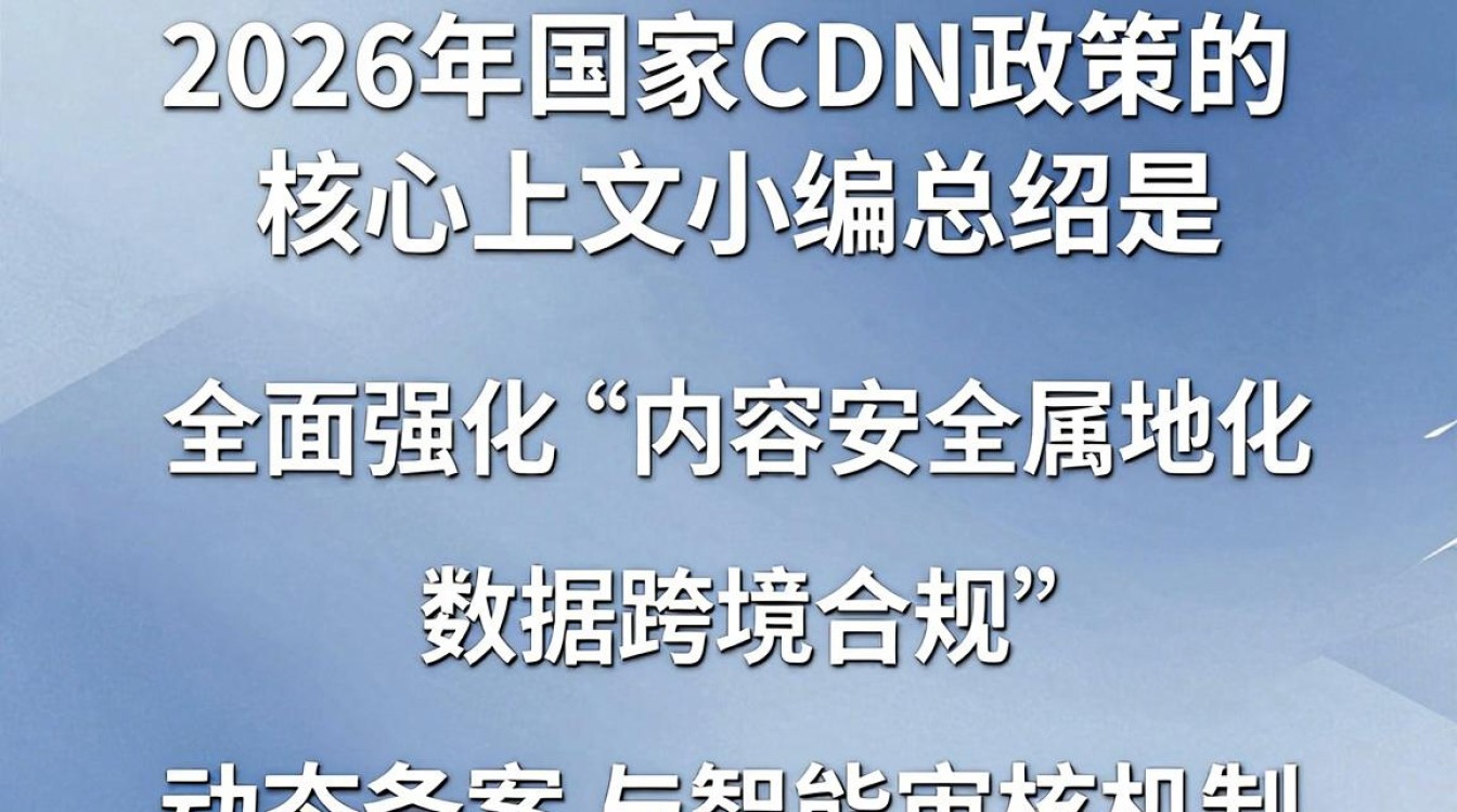 国家cdn政策