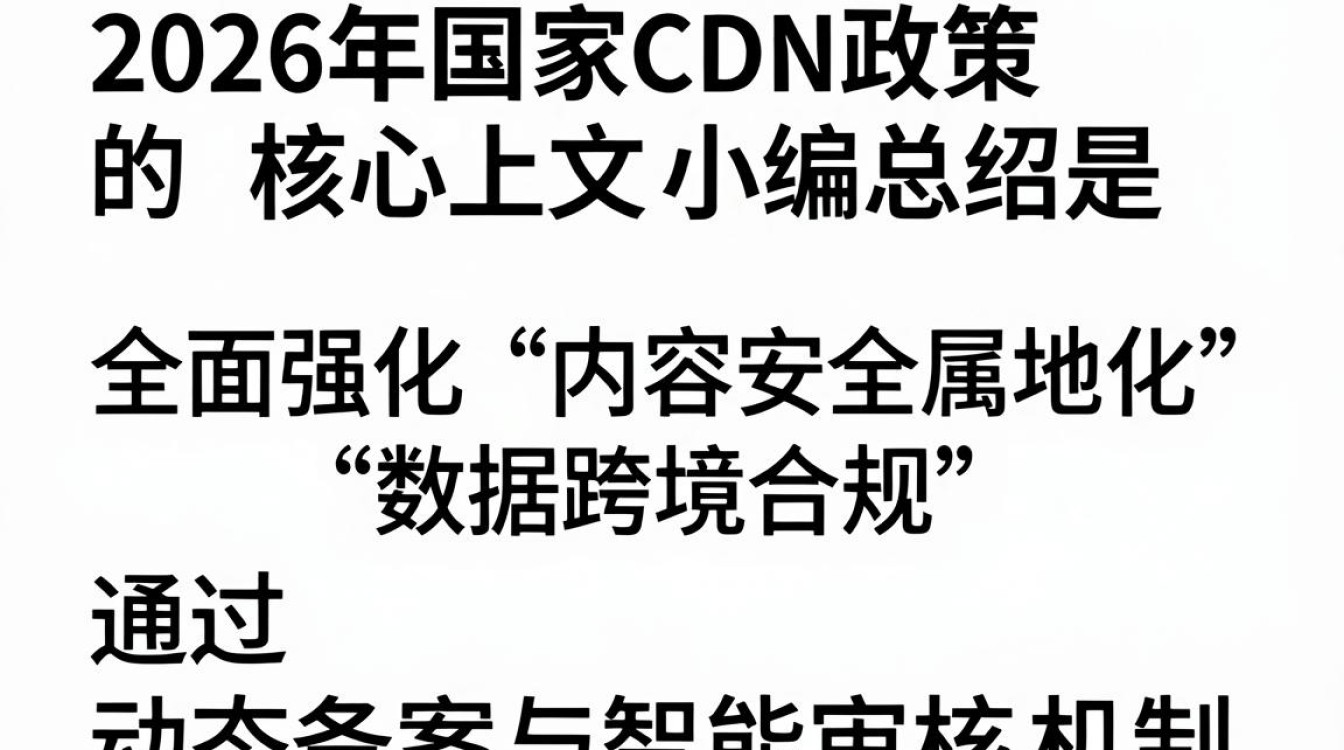 国家cdn政策