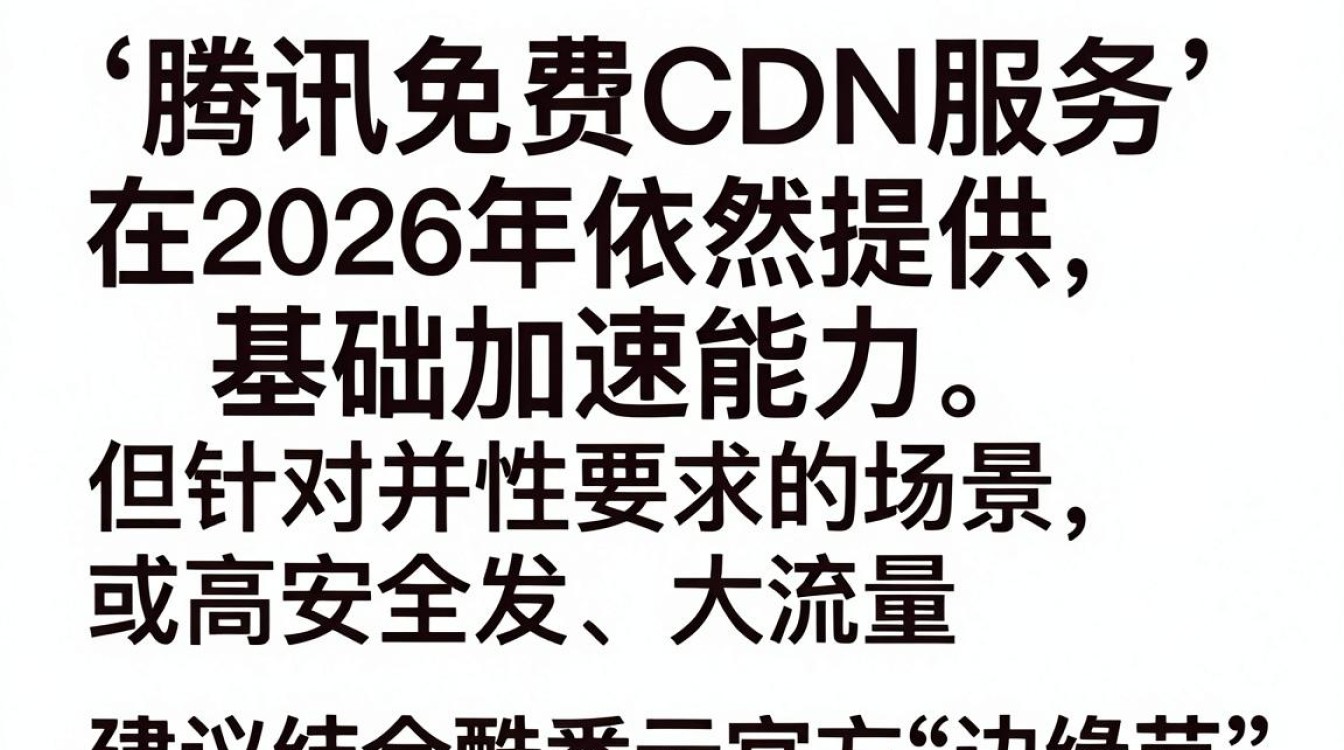 免费cdn腾讯 免费cdn腾讯