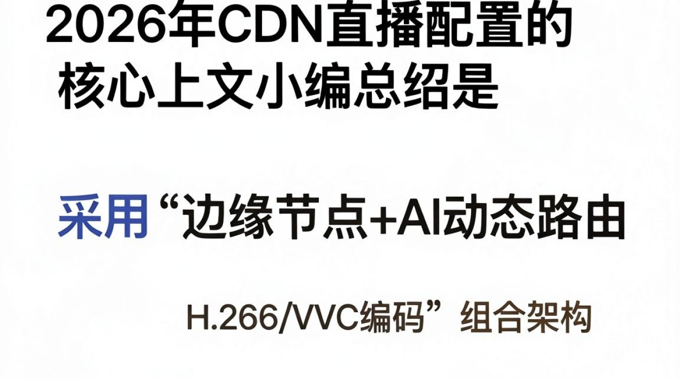 cdn直播配置 cdn直播配置