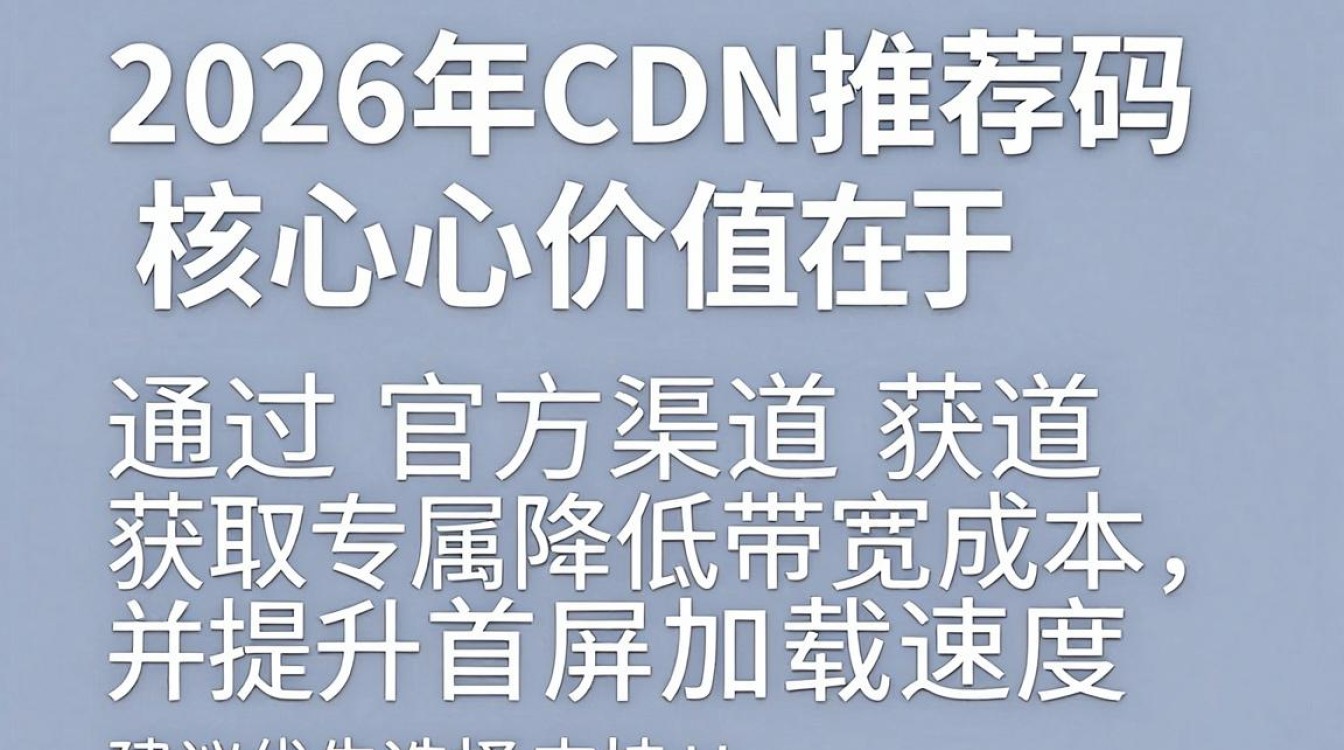 cdn 推荐码