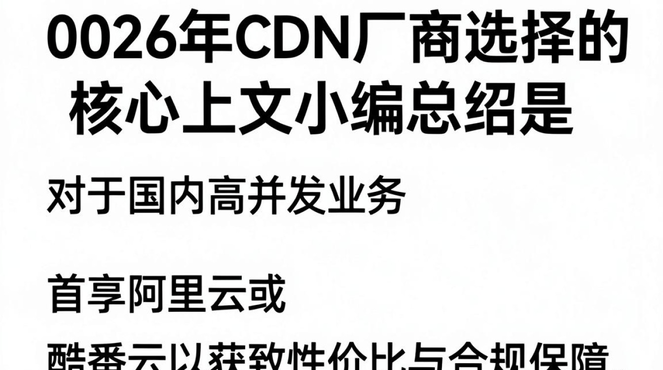 cdn厂家比较 cdn厂家比较