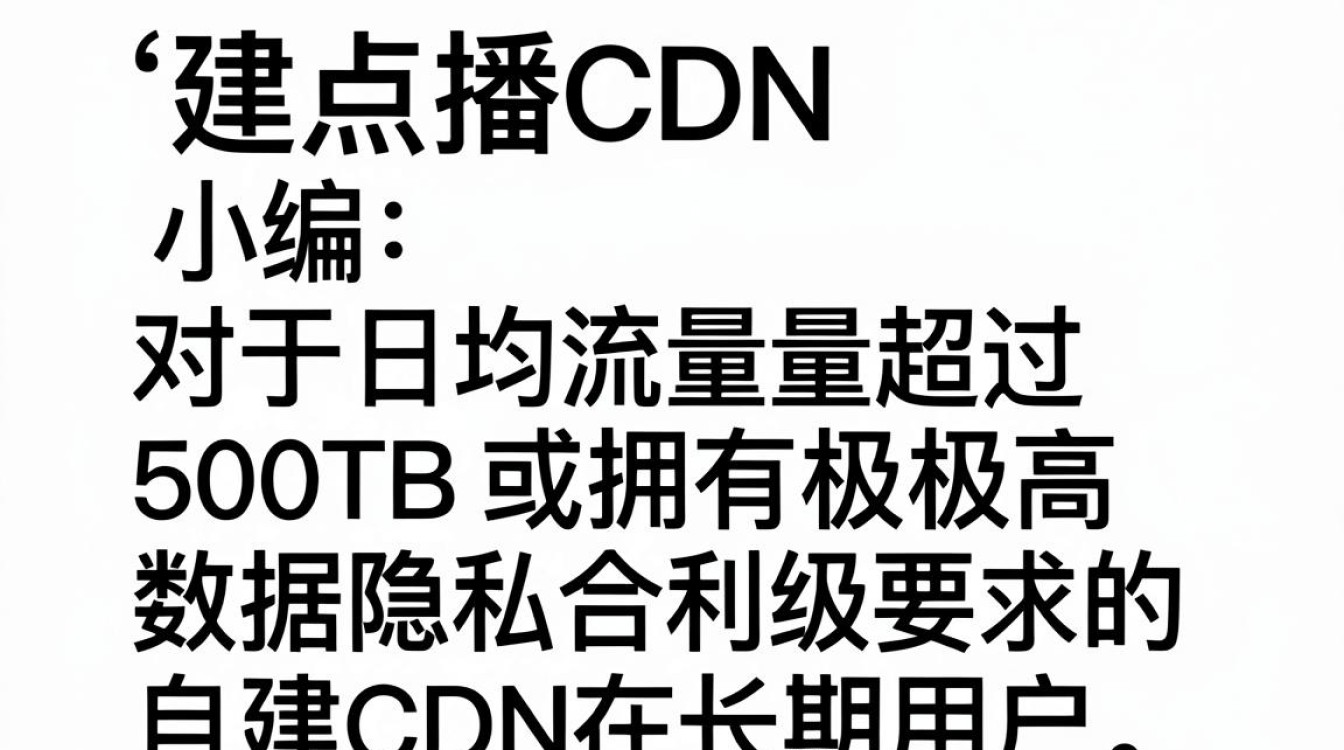 自建点播cdn