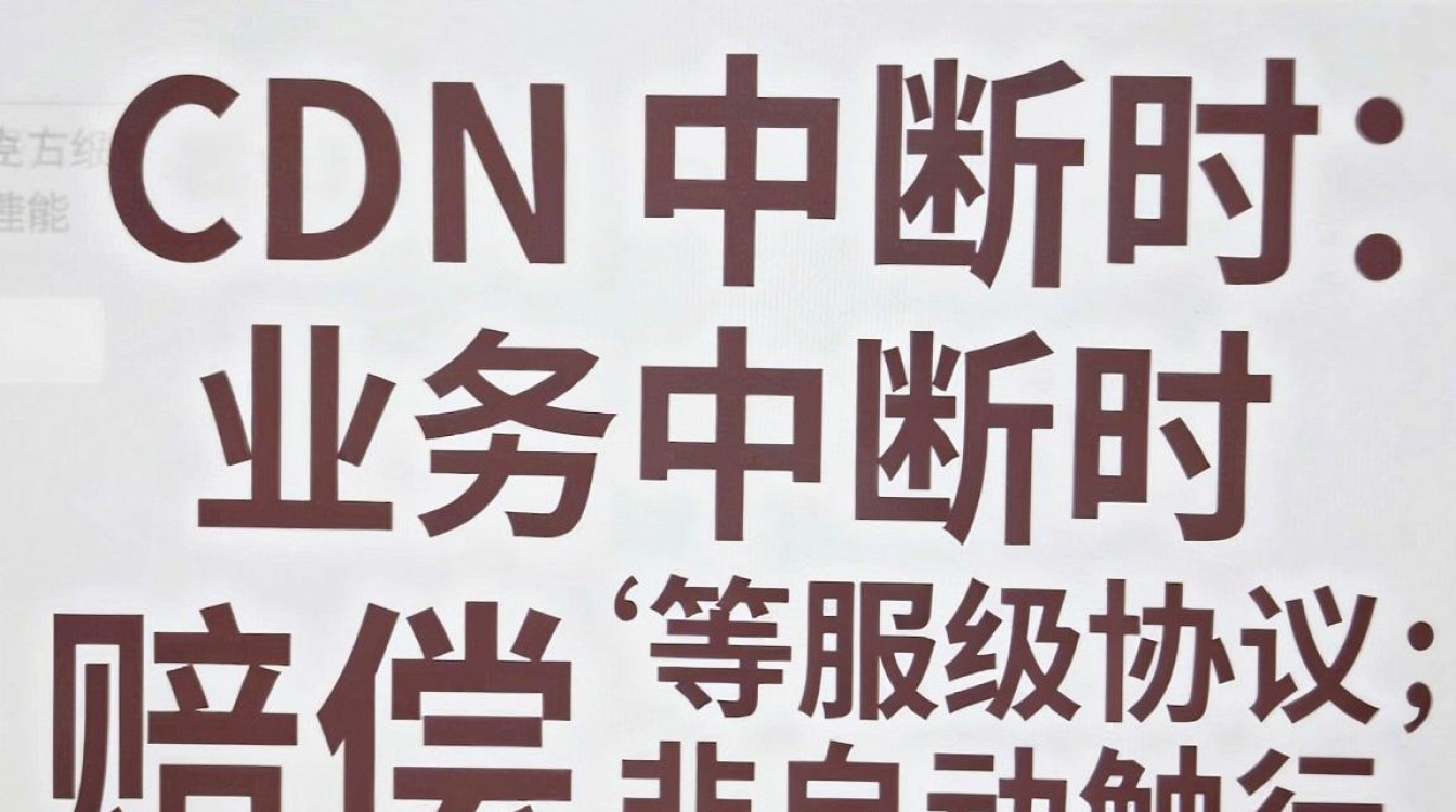 cdn故障 赔偿