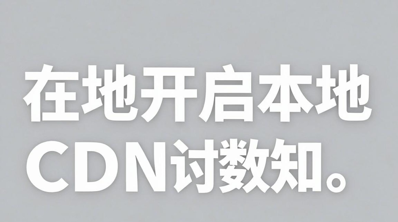 本地开启cdn