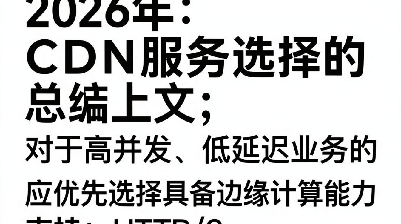 cdn服务需求