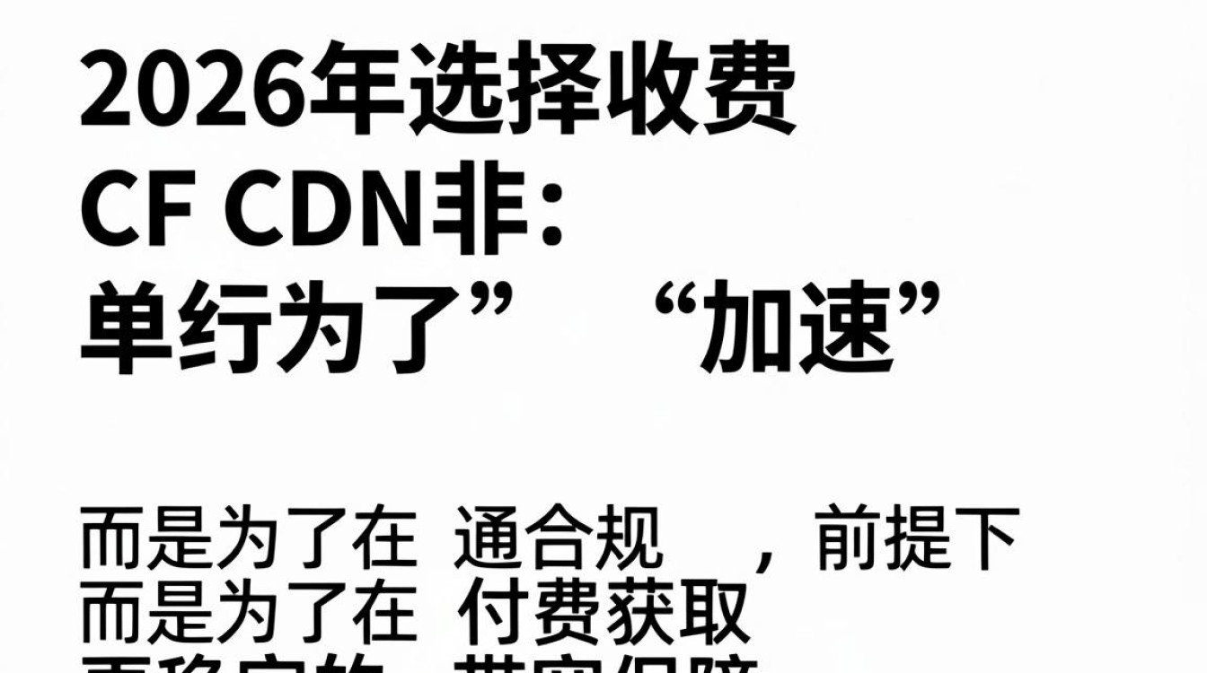收费cf cdn