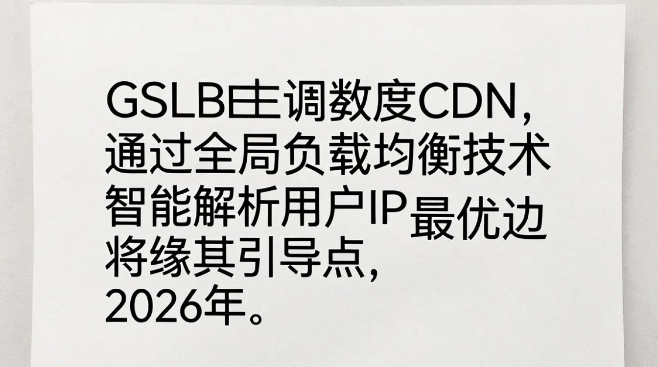 gslb 调度 cdn