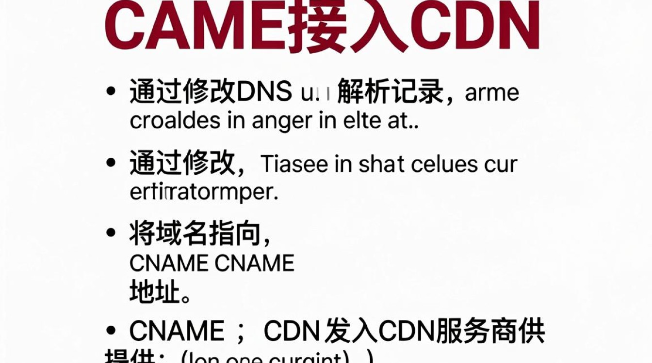 cname 接入cdn