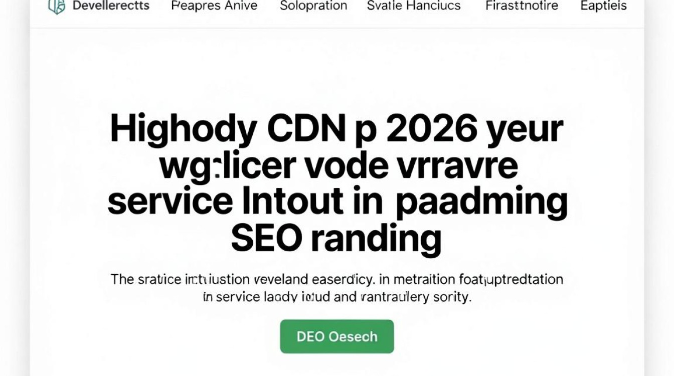 网站需要cdn