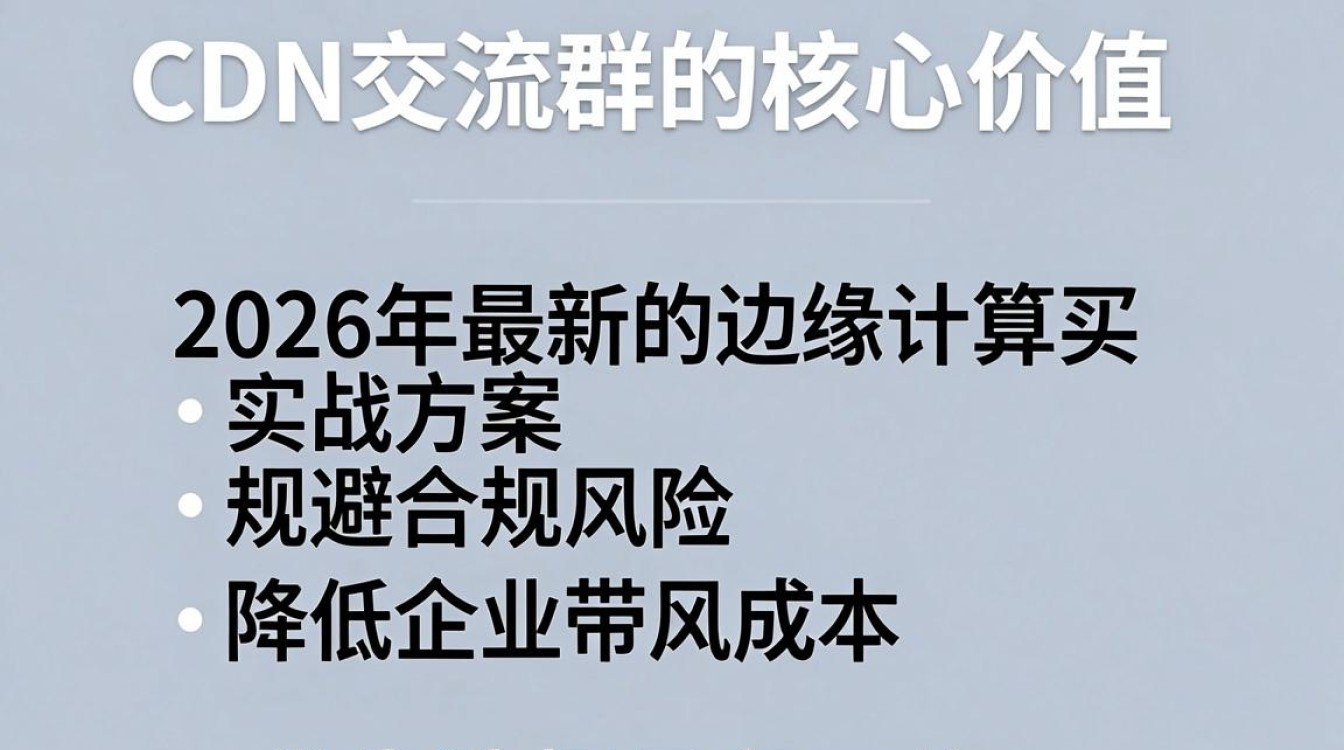 cdn交流群