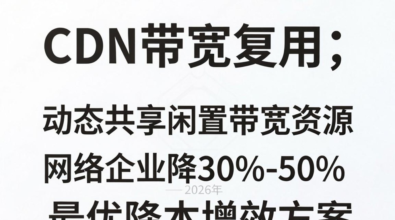 cdn带宽复用