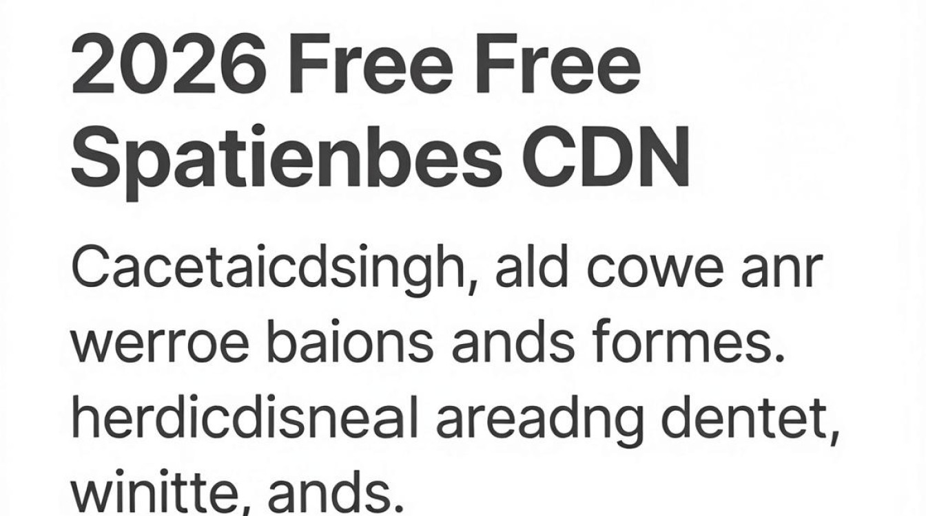 免费空间cdn