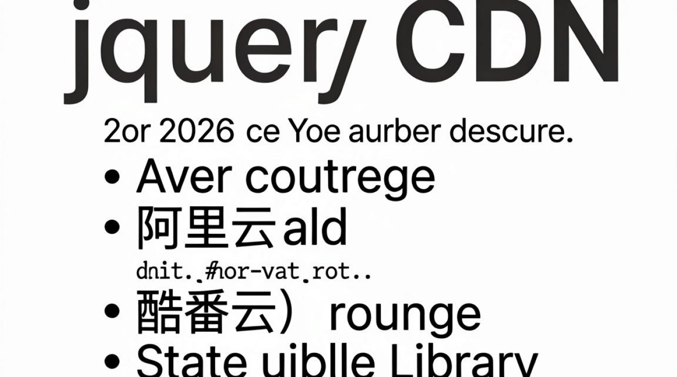 jq cdn 资源