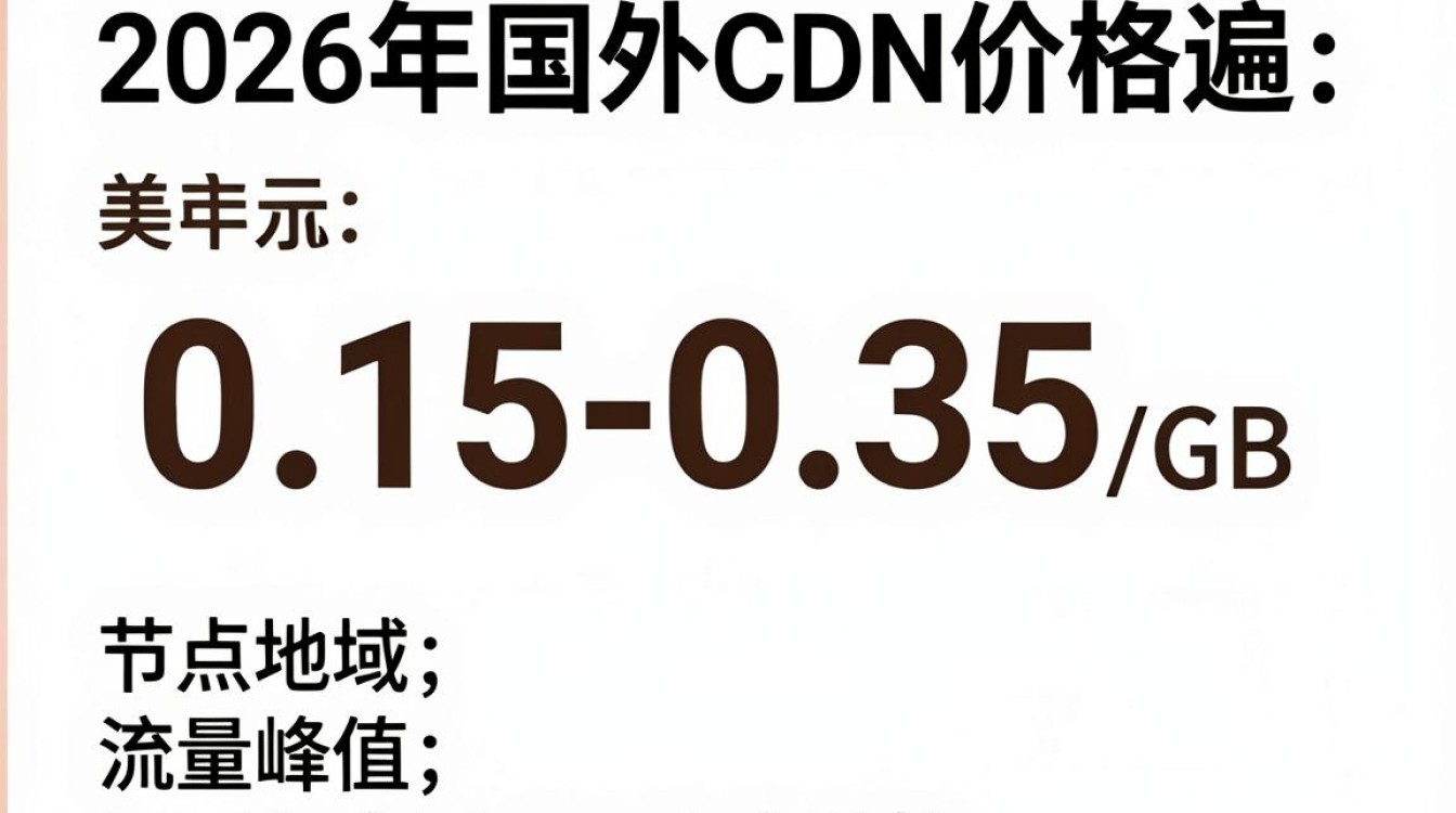 国外 cdn价格