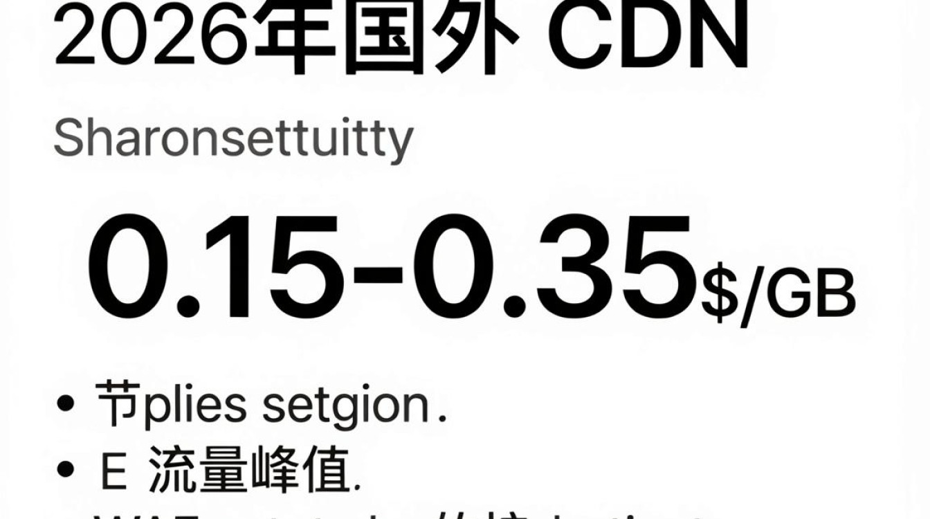 国外 cdn价格