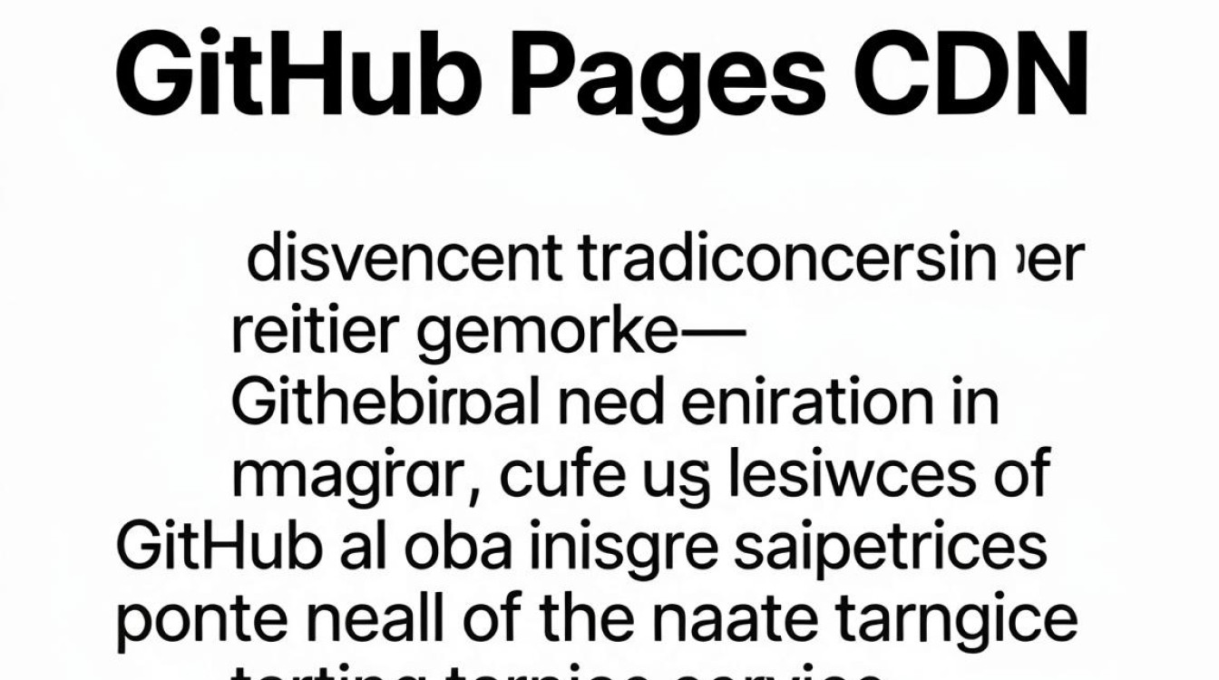 github pages cdn