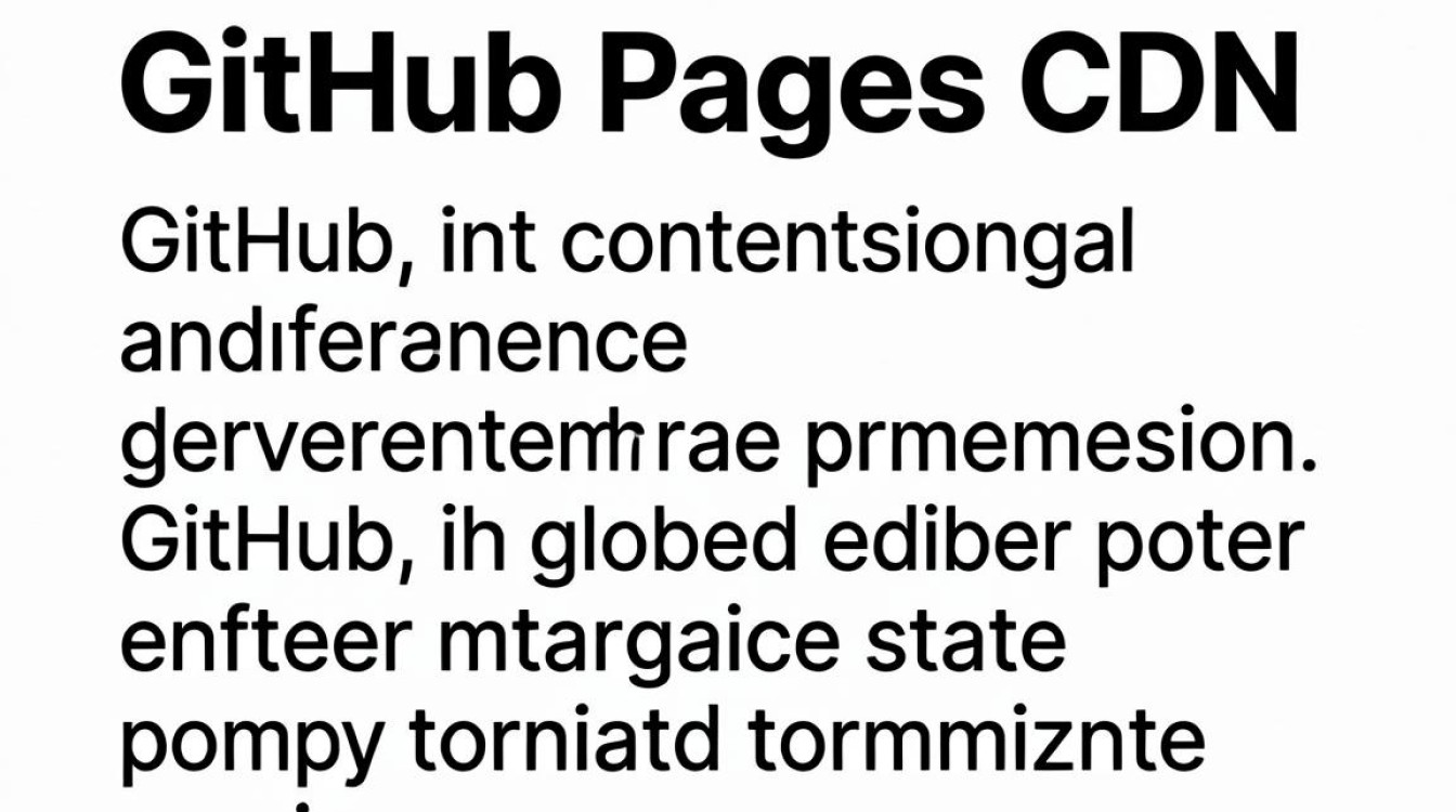 github pages cdn