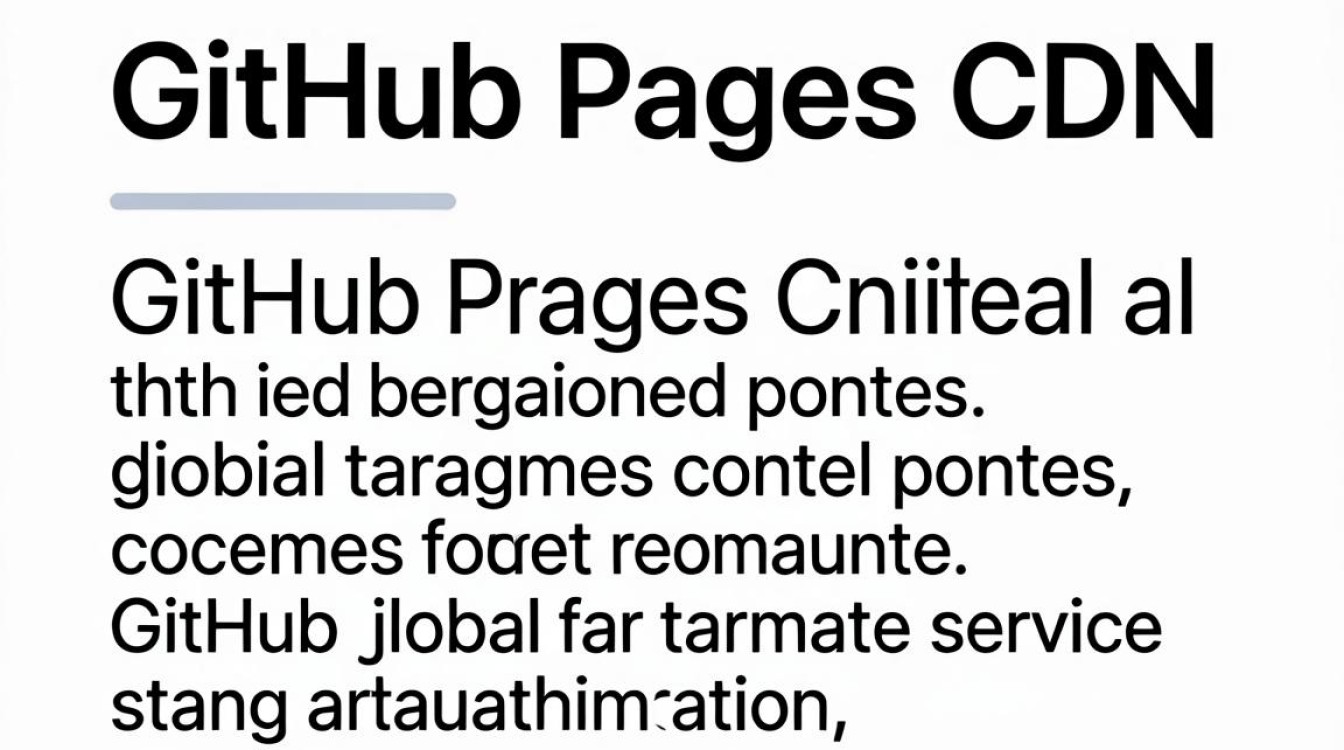 github pages cdn