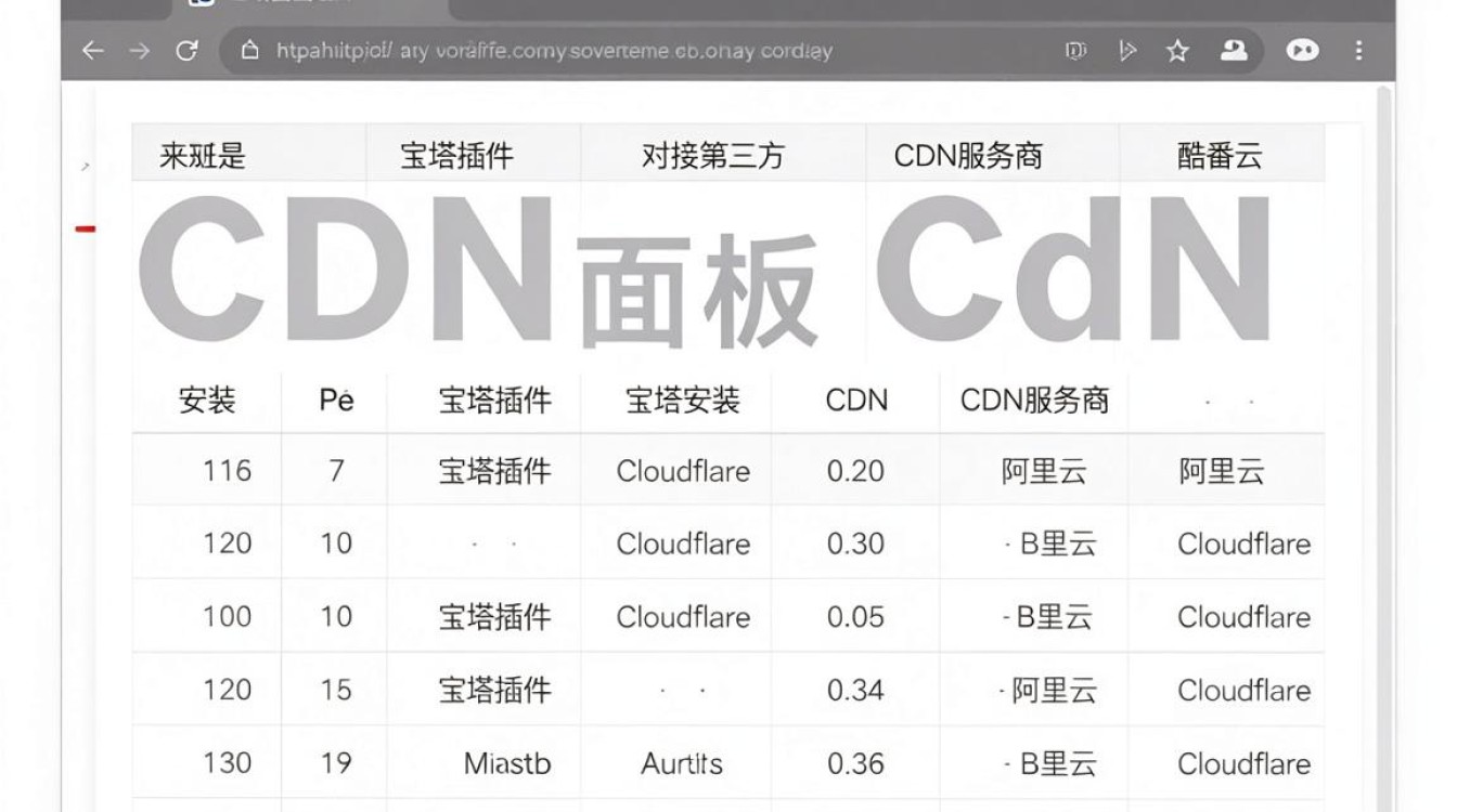 宝塔面板cdn