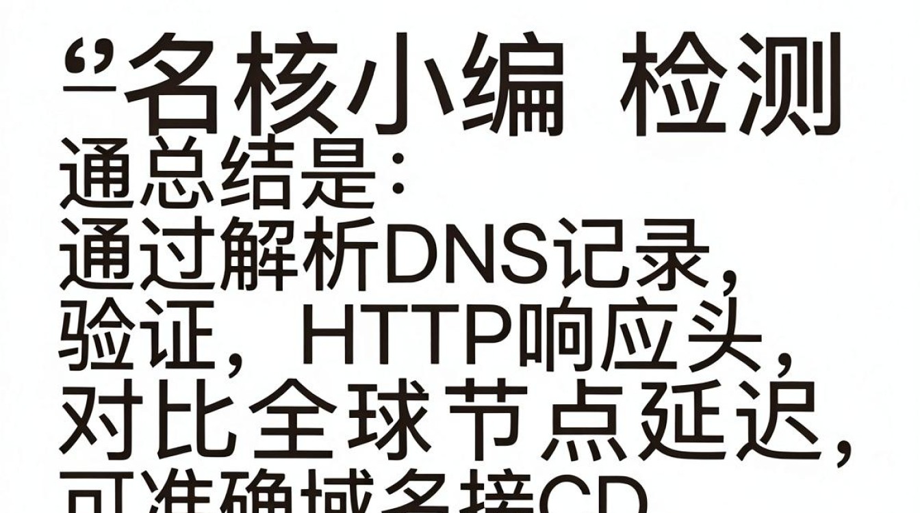 cdn域名检测
