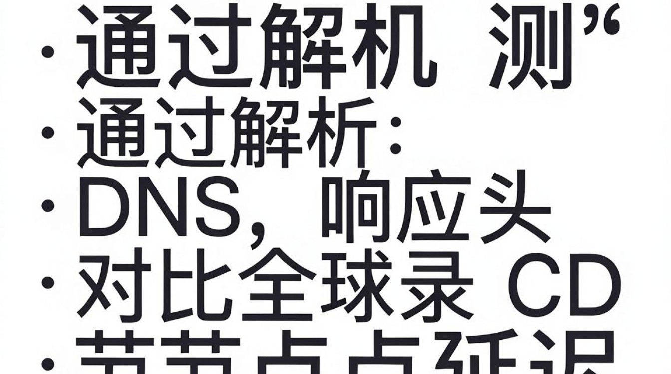 cdn域名检测