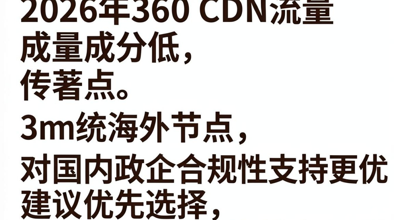 360 cdn流量