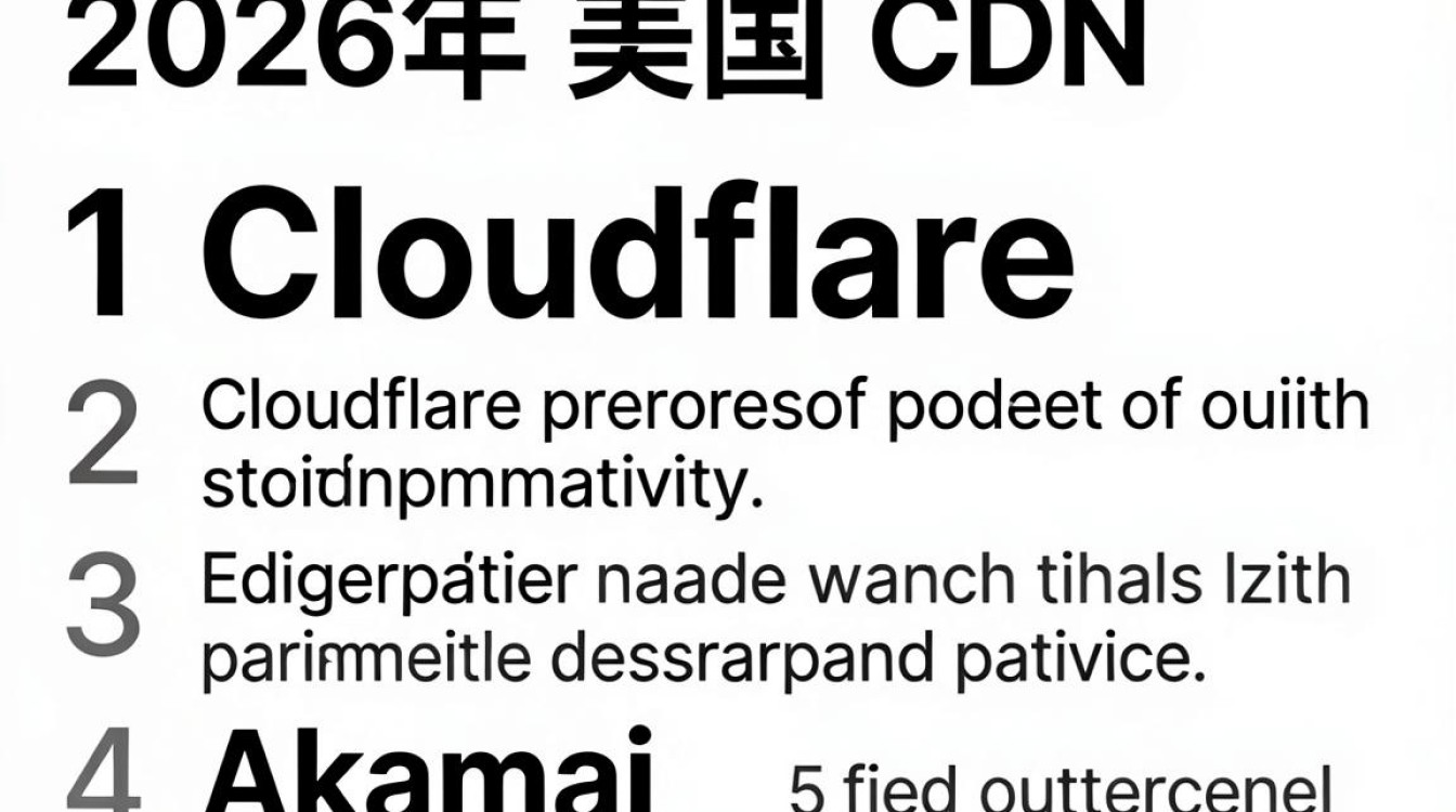 美国 cdn排名