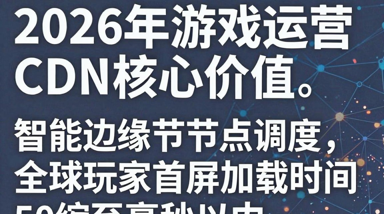 游戏运营cdn