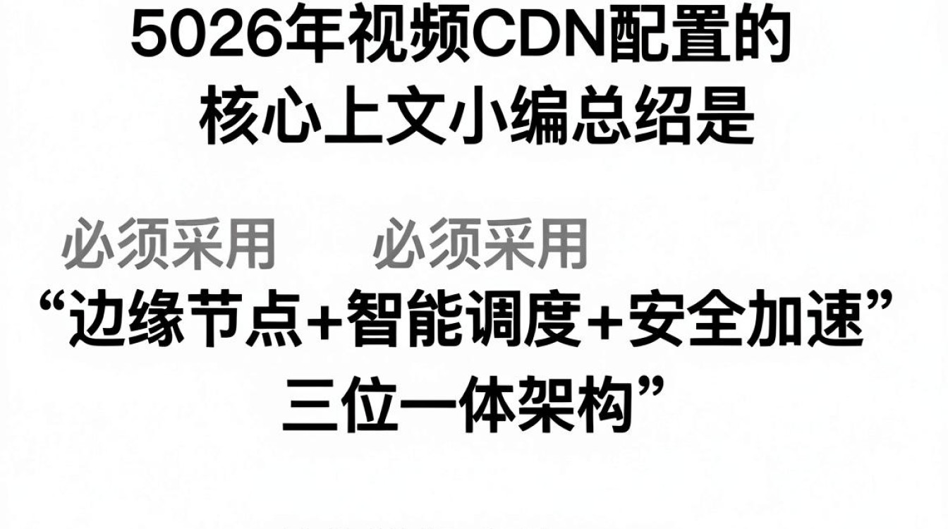 cdn配置视频
