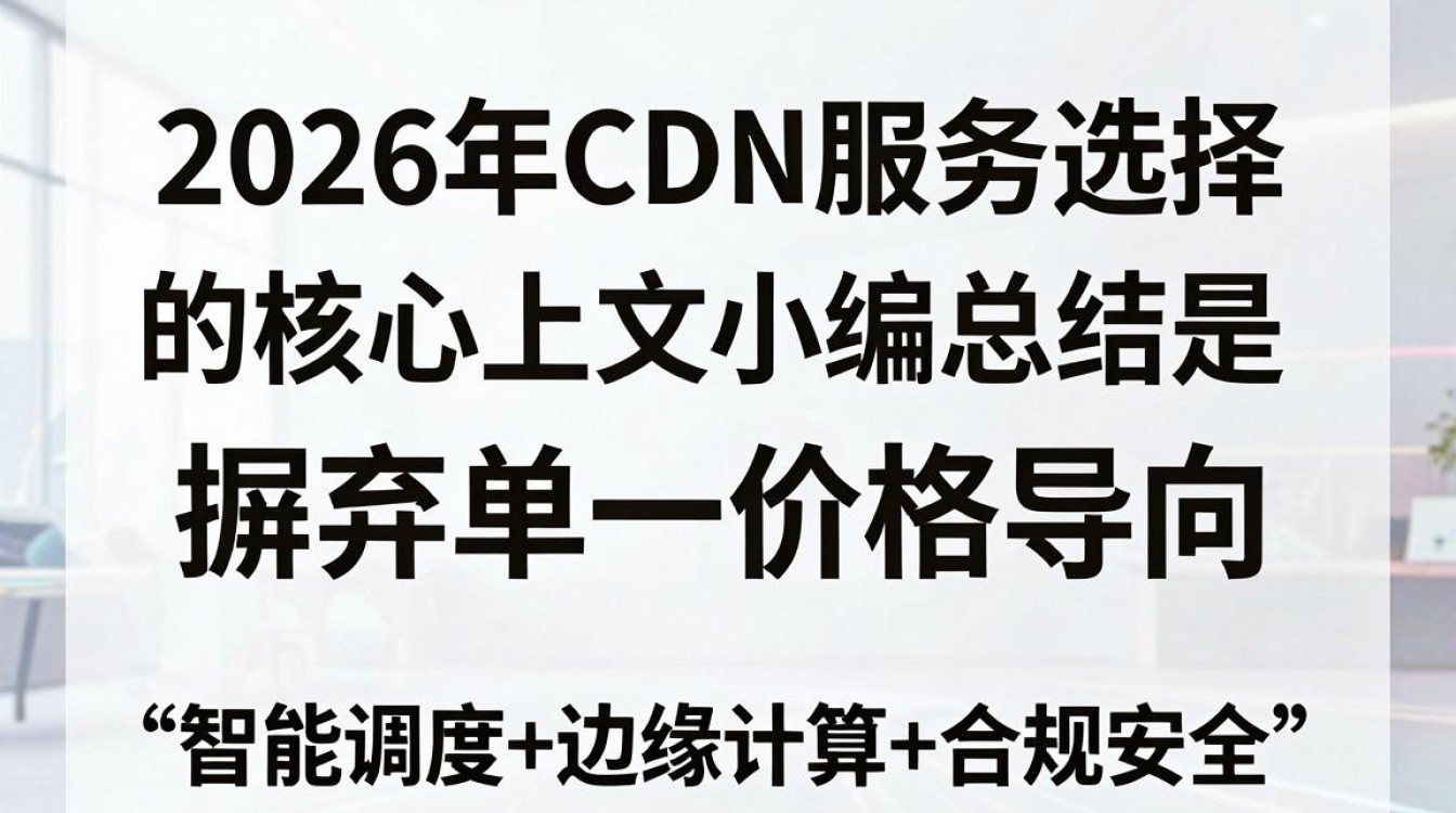 cdn服务选择
