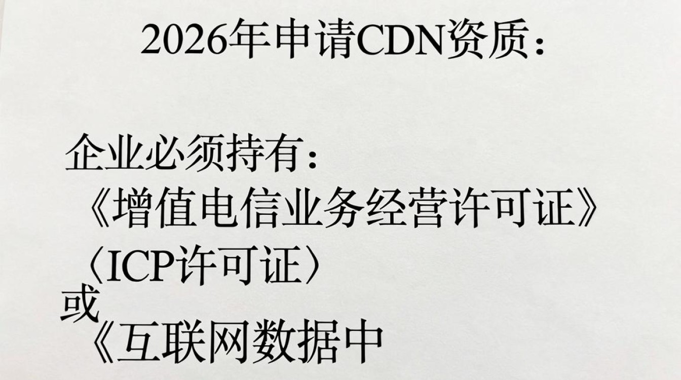 cdn资质文件