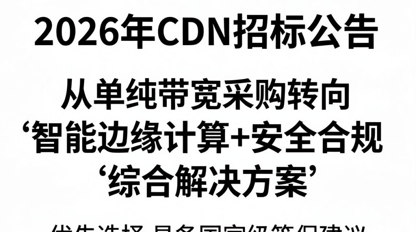 cdn招标公告