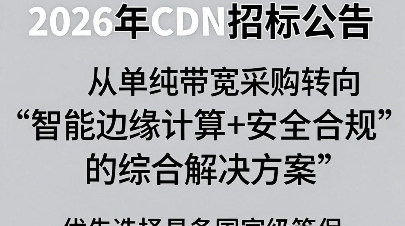 cdn招标公告