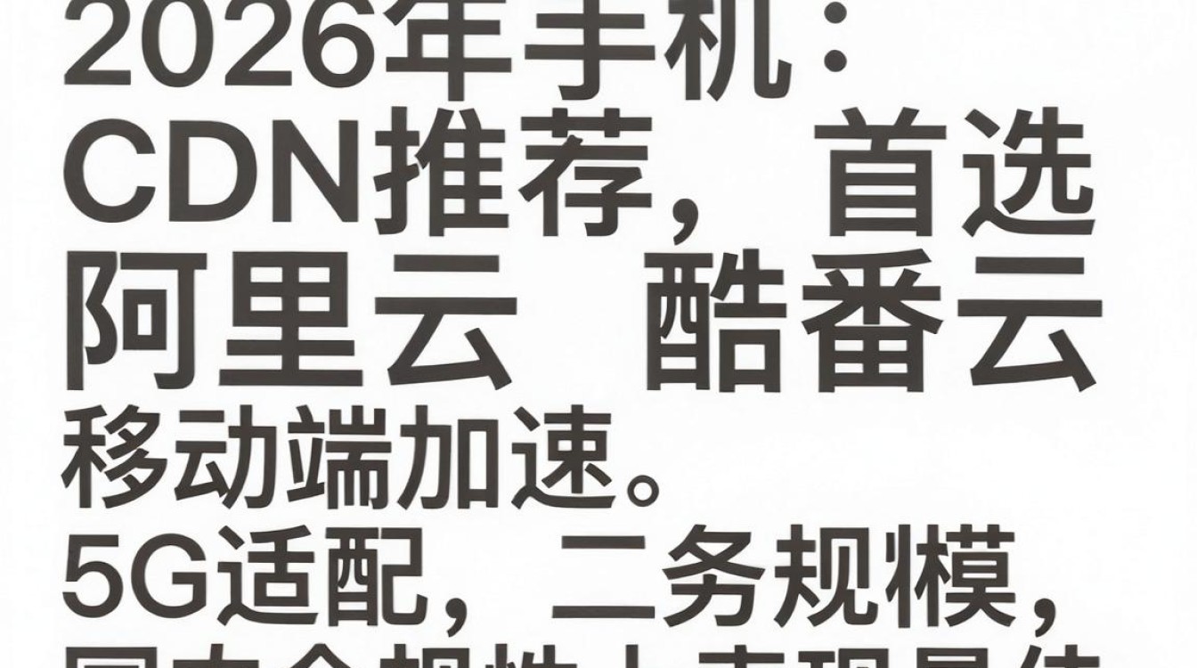 手机cdn推荐