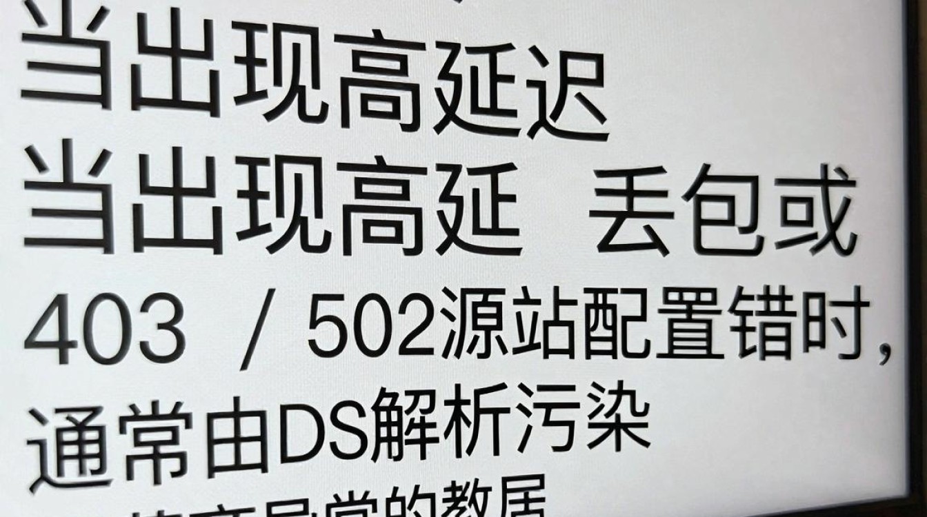 cdn 网络异常